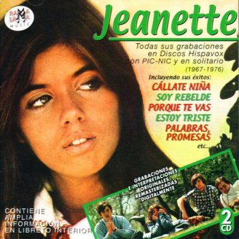 Jeanette - Todas Sus Grabaciones En Discos Hispavox Con Pic-Nic Y En Solitario 1967-1976 [2CD Remastered Set] (2001)