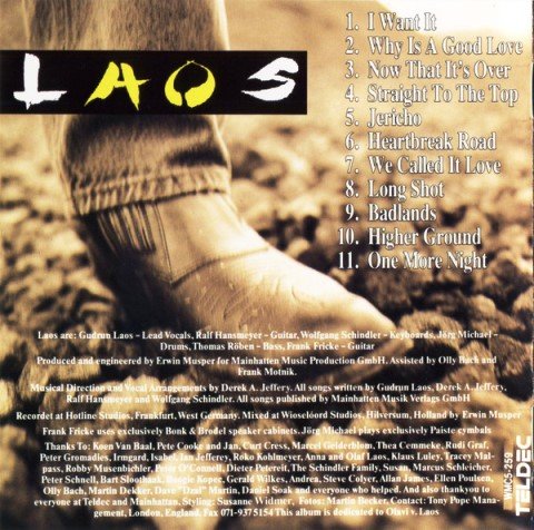 Laos - We Want It (1990) [Vinyl Rip 24/192]