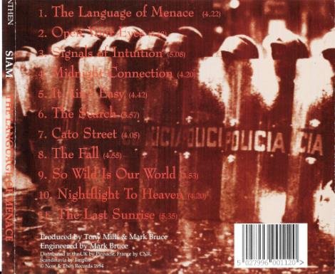 Siam - The Language Of Menace (1994)