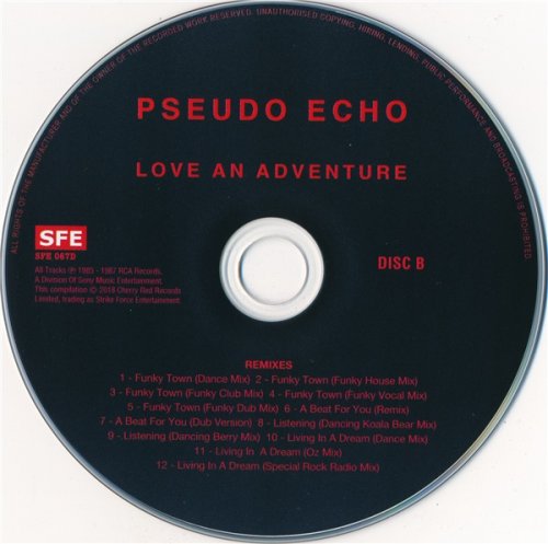 Pseudo Echo - Love An Adventure (2CD Expanded Edition) (2018)