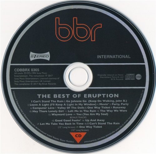 Eruption - The Best Of (2017)