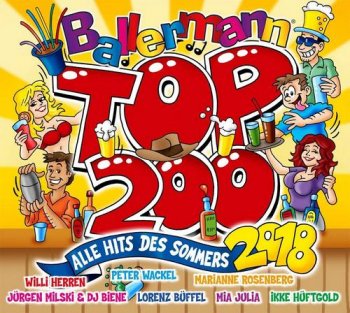 VA - Ballermann Top 200 - Alle Hits des Sommers 2018 [3CD Box Set] (2018)