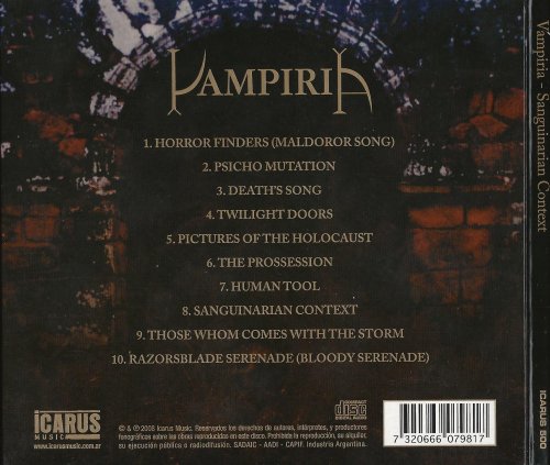 Vampiria - Sanquinarian Context (2008)