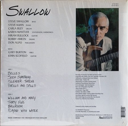 Steve Swallow - Swallow (1992) [Vinyl Rip 24/96]