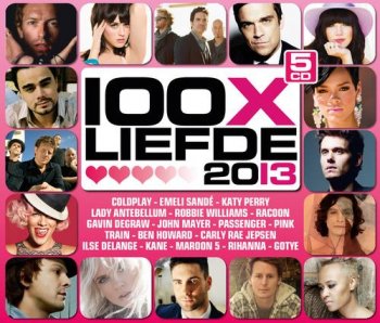 VA - 100x Liefde 2013 [5CD Set] (2013)