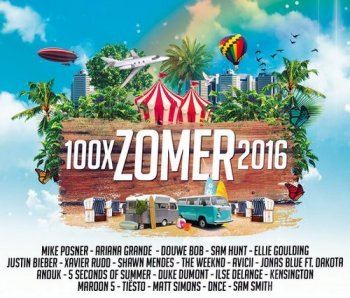 VA - 100x Zomer 2016 [5CD Box Set] (2016)