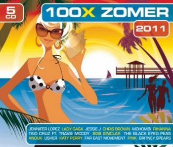 VA - 100X Zomer 2011 [5CD Box Set] (2011)