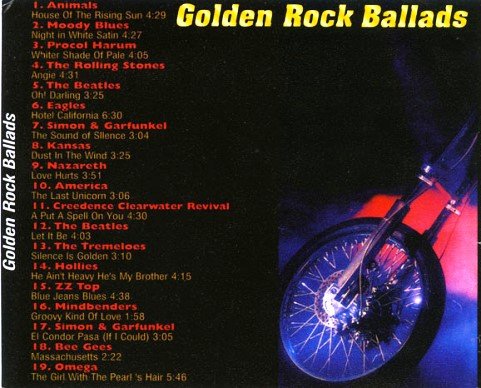 VA - Golden Rock Ballads Vol.1 (1996) 