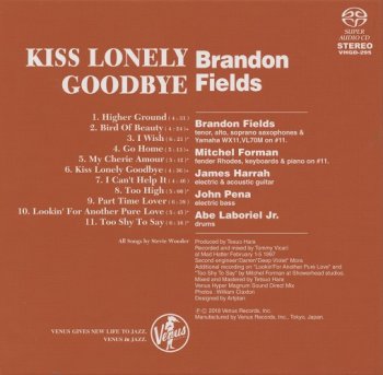 Brandon Fields - Kiss Lonely Goodbye (1997) [2018 SACD]
