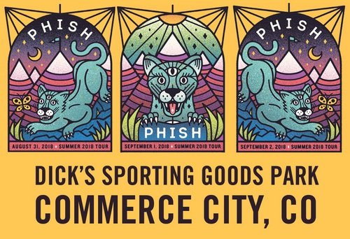 Phish - Dick's Sporting Goods Park, Commerce City, CO (2018) .