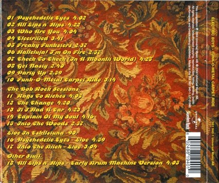 Electric Boys - Funk-O-Metal Carpet Ride (1989)  [LP 1990 Vinyl Rip 24/192 + CD Rip Reissue 2004]