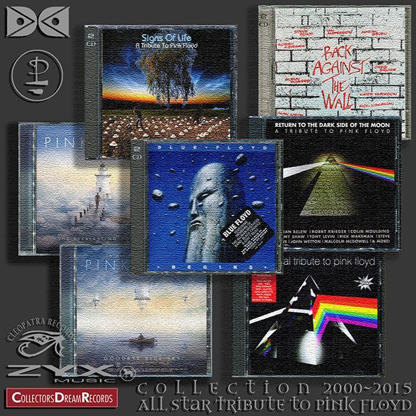 PINK FLOYD «Collection: A Tribute to Pink Floyd» (10 × CD • Pink Floyd Music Ltd. • 2000-2015)