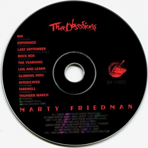 Marty Friedman - True Obsessions (1996) 