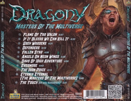 Dragony - Masters Of The Multiverse [Limited Edition] (2018)