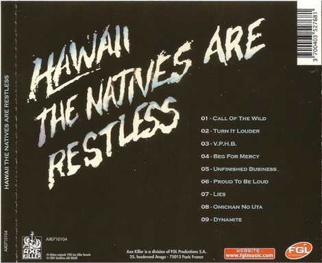 Hawaii - The Natives Are Restless (1985) [Replica 1988 + Reissue 2007] 