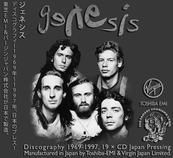 GENESIS ?Discography 1969-1997? (19 x CD ? Virgin Japan Limited ? Issue 1985-1997) GENESIS ?Discography 1969-1997? (19 x CD ? Virgin Japan Limited ? Issue 1985-1997)