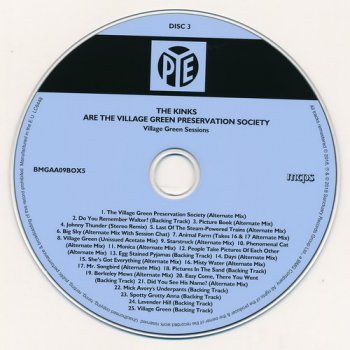 1968 The Kinks Are The Village Green Preservation Society - 11-Disc Box Set BMG 2018