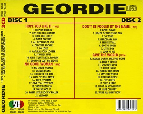 Geordie - 4 Albums Collection [2CD] (2004) 