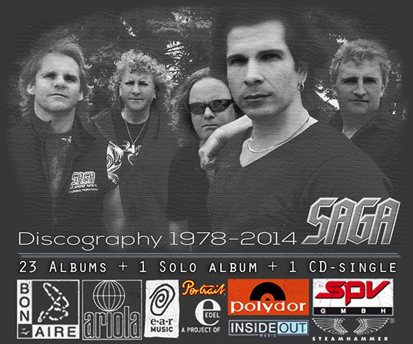 SAGA ?Discography 1978-2014? (25 x CD ? Bon Aire/Black Hole Ltd. ? Issue 1982-2014) SAGA ?Discography 1978-2014? (25 x CD ? Bon Aire/Black Hole Ltd. ? Issue 1982-2014)