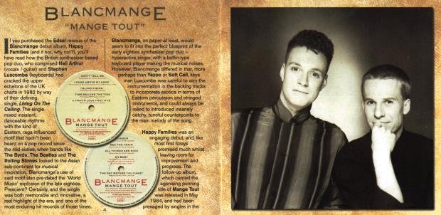 Blancmange - Mange Tout (1984) [2CD Deluxe Edit. 2008]