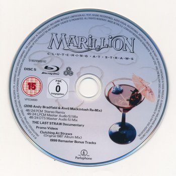 Marillion: 1987 Clutching At Straws - 5-Disc Box Set Parlophone Records 2018