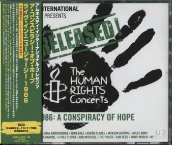 VA - &#161;RELEASED! The Human Rights Concerts 1986: A Conspiracy Of Hope [5CD Japanese Edition] (2013)