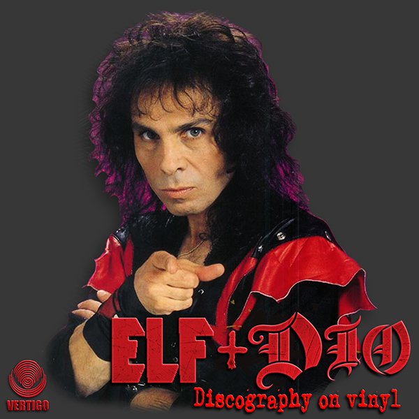 DIO + ELF «Discography on vinyl» (14 x LP • Vertigo Limited • 1972-2020)