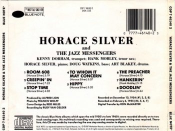 Horace Silver - Horace Silver And The Jazz Messengers (1955) (Reissue, 1987)