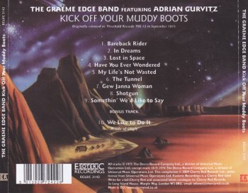 The Graeme Edge Band Featuring Adrian Gurvitz - Kick Off Your Muddy Boots (1975) (Reissue, 2009)