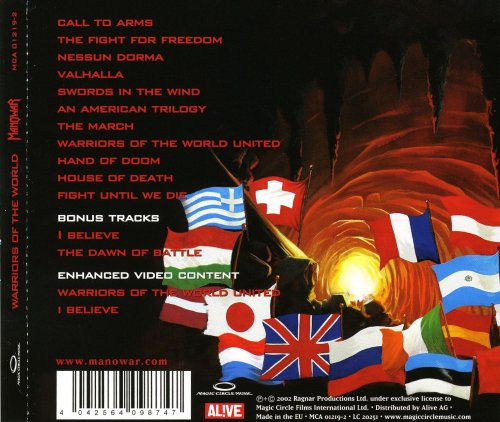 Manowar - Warriors Of The World [Gold Edition] (2002)