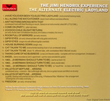 The Jimi Hendrix Experience - The Alternate Electric Ladyland (1968-69) (Digipak, 2002)