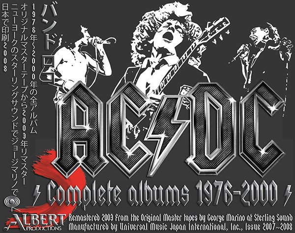 AC/DC «Discography 1976-2000» (20 x CD • Digitally Remastered 2003 • Japan issue 2008)