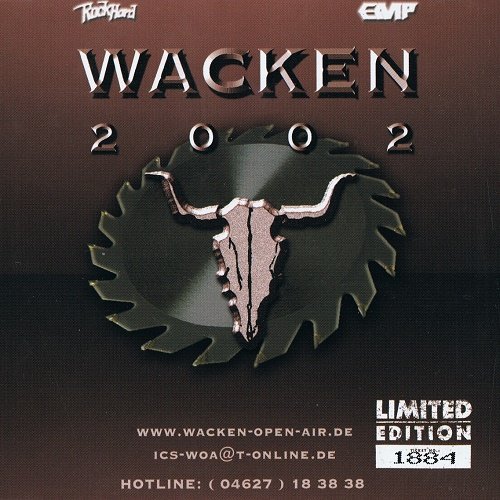 VA &#8206;– Wacken 2002 Ticket-CD (Limited Edition) 2002