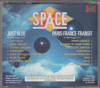 Space - Just Blue + Paris-France-Transit (1978 & 1983)