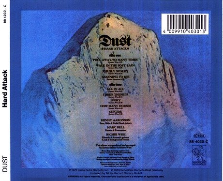 Dust - Hard Attack (1972) [Reissue 1989]