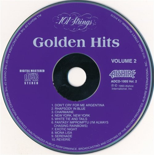 101 Strings Orchestra -  Golden Hits: The Sound Of Magnificence Vol.1&2 (1993)