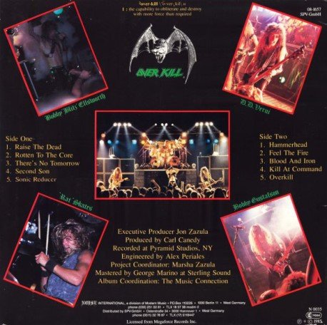 Overkill - Feel The Fire (1985) [Vinyl Rip 24/96]