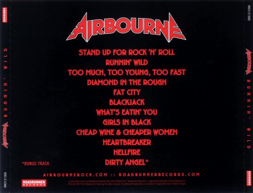 Airbourne - Runnin' Wild [Japanese Edition] (2007)