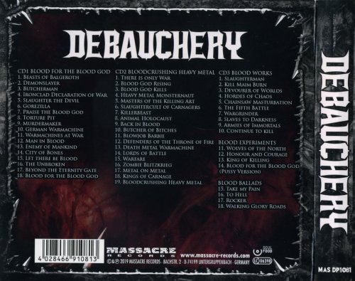 Debauchery - Blood For The Blood God [3CD] (2019)