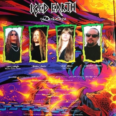 Iced Earth - The Dark Saga (1996) [LP Reissue 2015 / Vinyl Rip 24/192] 