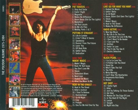 Pat Travers - Feelin' Right: The Polydor Albums [4CD Box Set] (2015) 