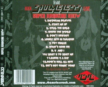 Shameless - Super Hardcore Show (2003)