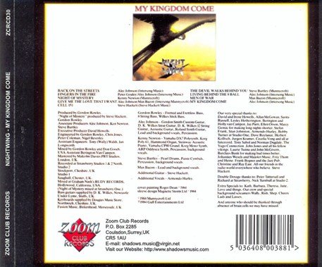 Nightwing - My Kingdom Come (1984) [Reissue 2002]