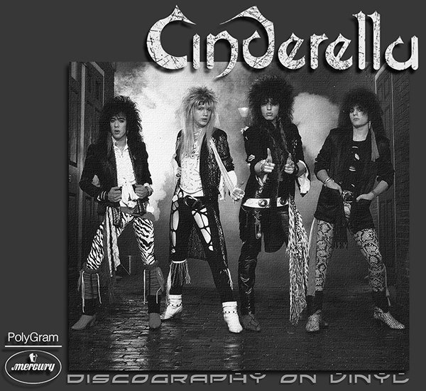 CINDERELLA «Discography on vinyl» (4 x LP • PolyGram Records, Inc. • 1986-1994)