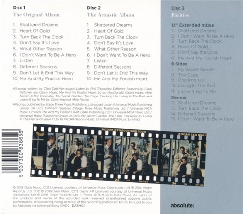 Johnny Hates Jazz - Turn Back The Clock (30 Anniversary Edition) (2018 3CD Set)
