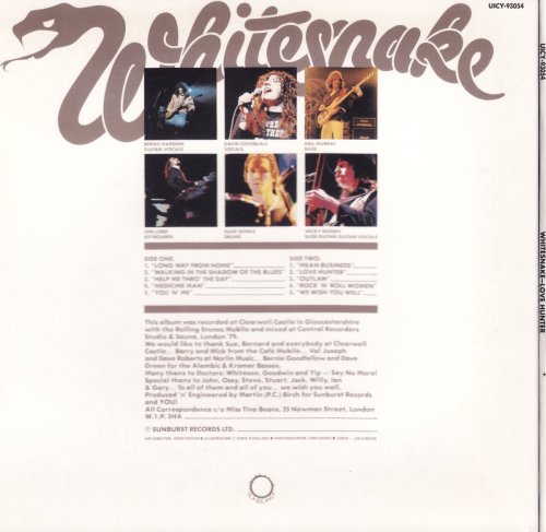 Whitesnake - Lovehunter [Japanese Edition] (1979) [2006]