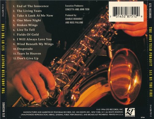 The John Tesh Project - Sax By The Fire (1994)