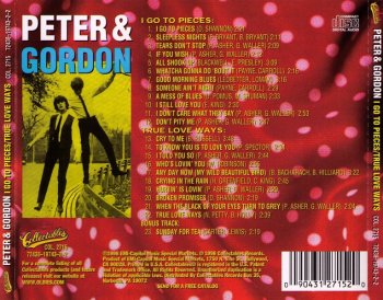 Peter & Gordon - I Go To Pieces / True Love Ways (1965) (Remastered, 1998)