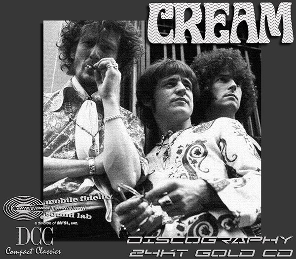 CREAM «Golden Collection» (7 × 24Kt Gold CD • DCC ／ MFSL • 1966-1972)