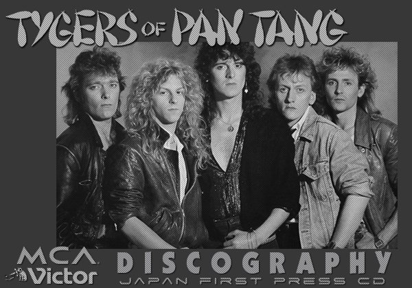 TYGERS OF PAN TANG «Discography» (13 × CD • First Press • 1980-2023)
